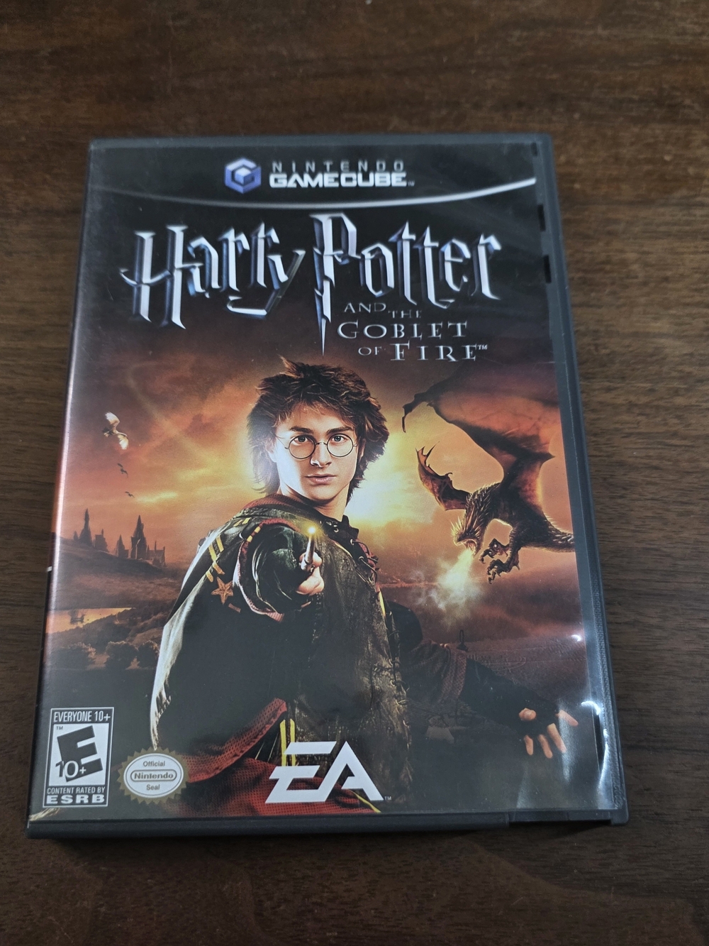 Warner Bros. Harry Potter GameCube - Black Case with Orange Cover Art